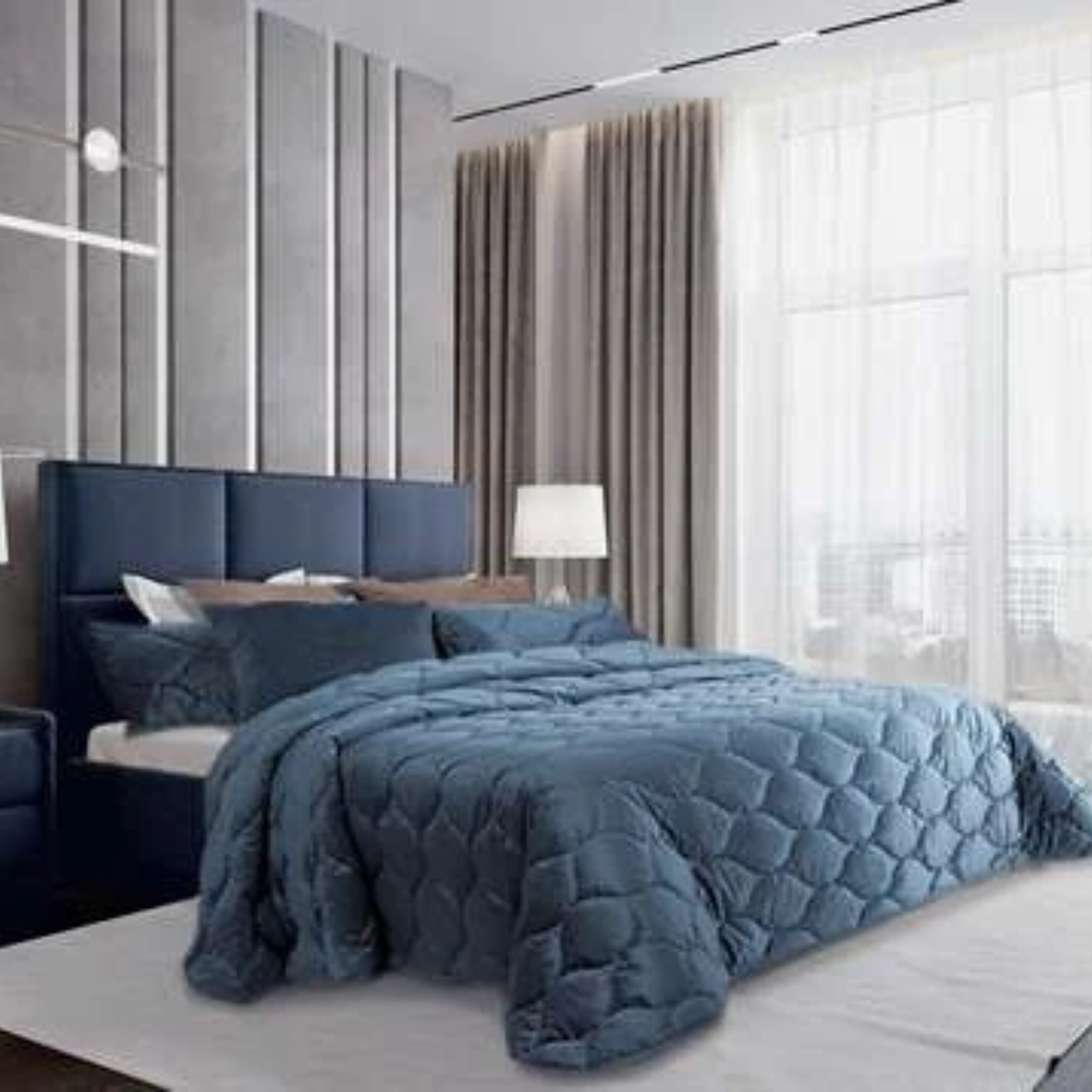 Set decorativ Leao Blue Set decorativ Leao Blue - imagine 1